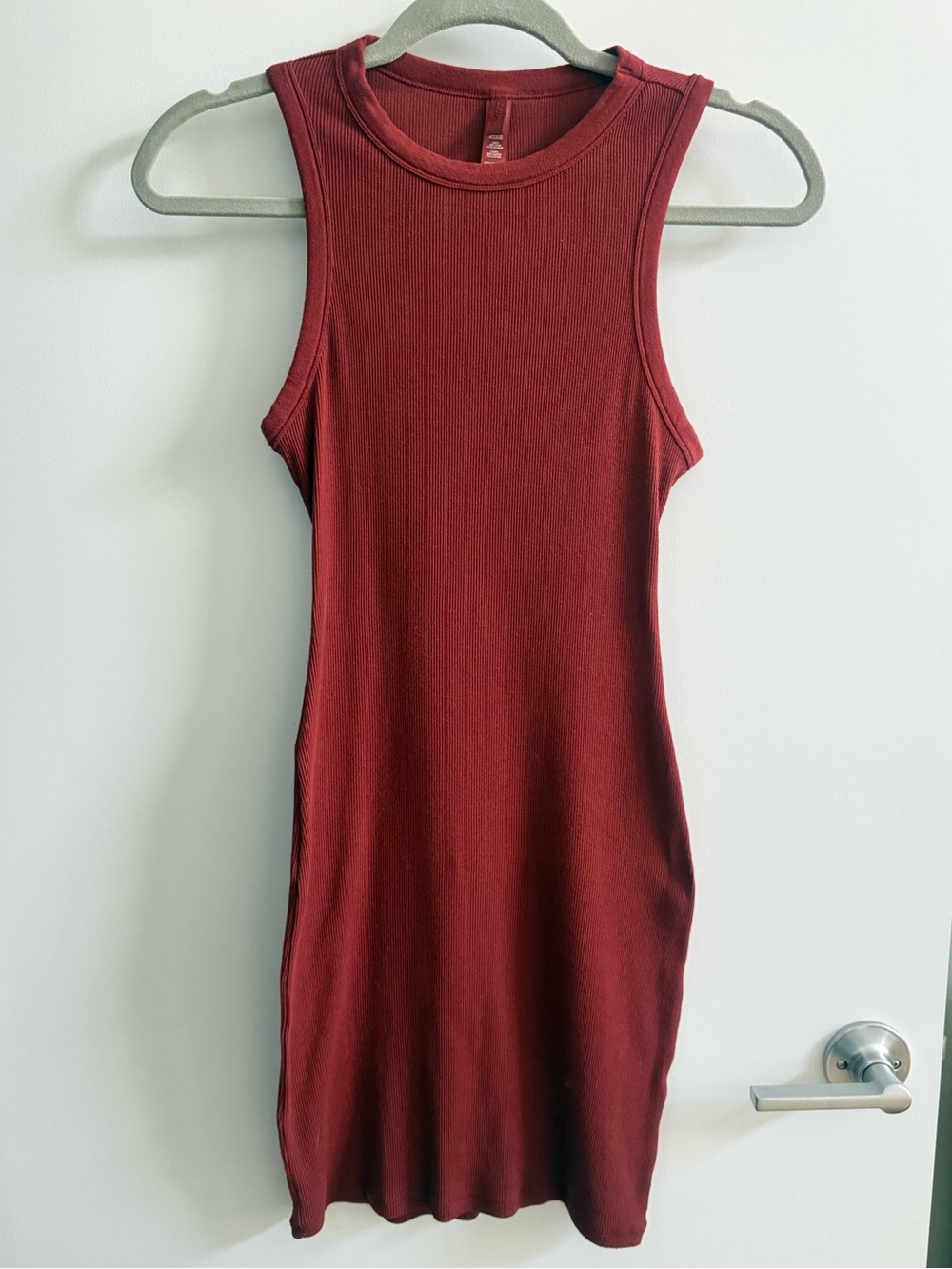 SKIMS Mini Tank Dress in Sangria Small - Picture 2 of 7